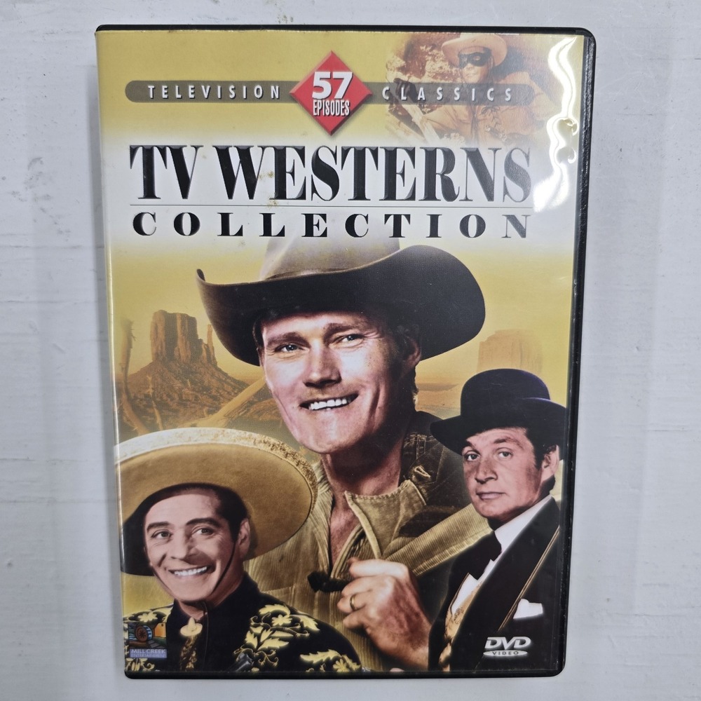 TV Westerns Collection 57 Episodes 4 DVD Set 2008 Mill Creek Entertainment NTSC